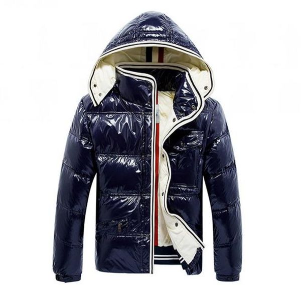 new fashion winter jacket men white duck down jackets with hoodies black blue doudoune homme hiver marque outwear parka coat